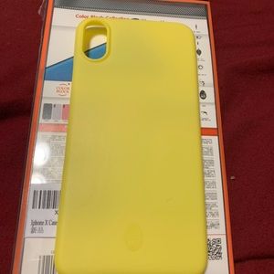 yellow iphone x case